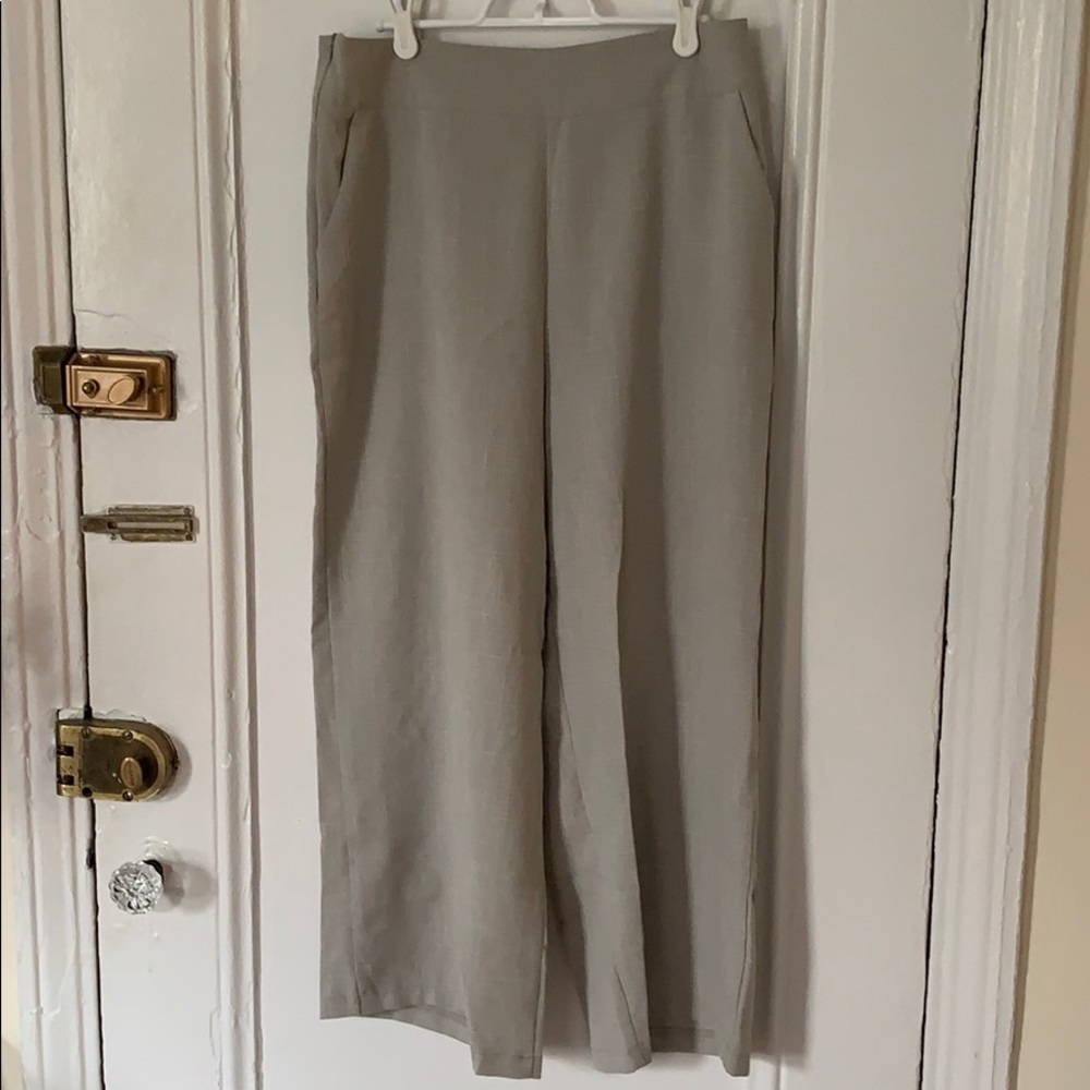 Linen pants, high waisted